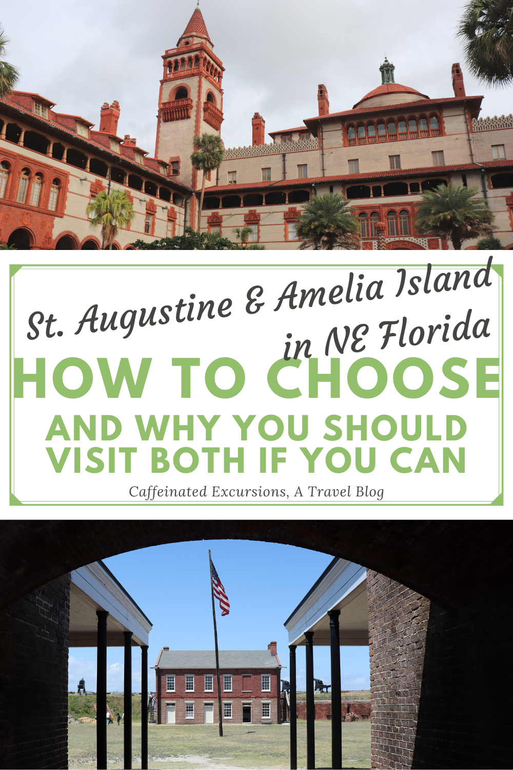 If you need some help choosing a destination in Northeast Florida, check out this blog post! St. Augustine and Amelia Island are both great options! #staugustine #staug #saintaugustine #staugustinefl #staugustineflorida #ameliaisland #ameliaislandflorida #ameliaislandfl #fernandinabeach #flaglercollege #flagler #castillodesanmarcos #lightnermuseum #thefloridian #beachesatvilano #iceplant #iceplantbar #a1aaleworks #fortclinch #fortclinchstatepark #floridastateparks