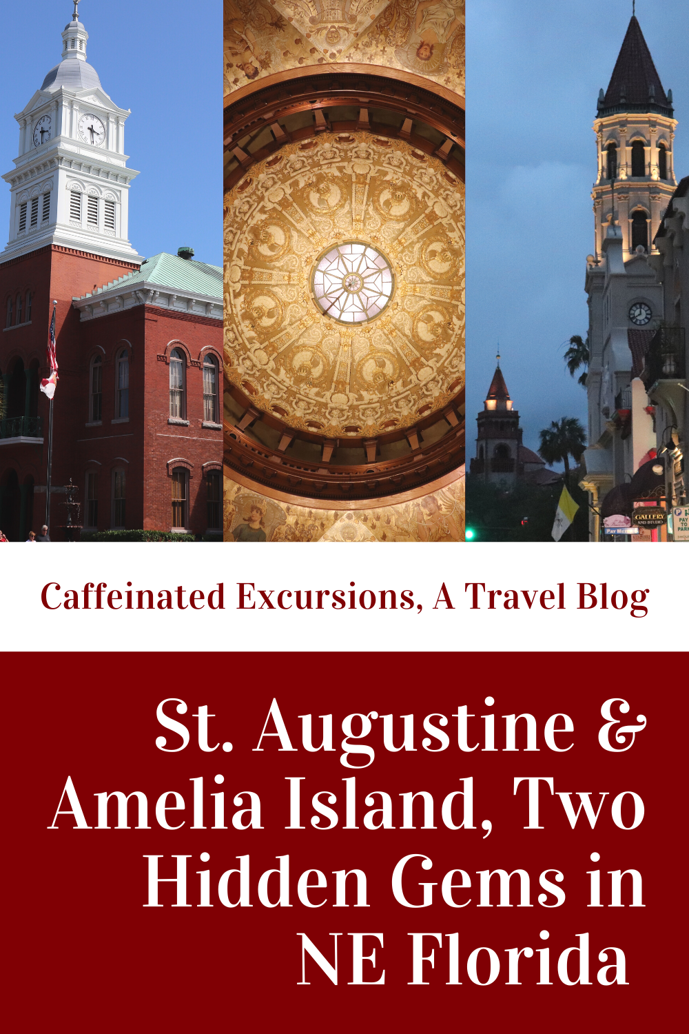 If you need some help choosing a destination in Northeast Florida, check out this blog post! St. Augustine and Amelia Island are both great options! #staugustine #staug #saintaugustine #staugustinefl #staugustineflorida #ameliaisland #ameliaislandflorida #ameliaislandfl #fernandinabeach #flaglercollege #flagler #castillodesanmarcos #lightnermuseum #thefloridian #beachesatvilano #iceplant #iceplantbar #a1aaleworks #fortclinch #fortclinchstatepark #floridastateparks