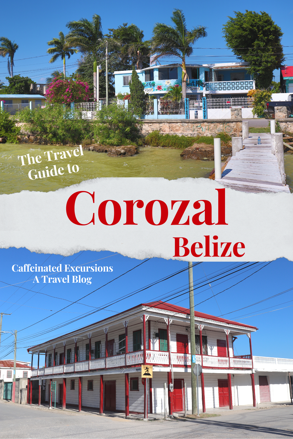 Corozal is a small town directly south of the Belize's border with Mexico. If you're passing through the area, consider spending a day or two here! This guide includes everything you need to know. #corozal #corozalbelize #belize #belice #visitcorozal #visitbelize #belizecorozal #thingstodoinbelize #belizetravelguide #travelbelize #belizetravel #caribbeantravel #caffeinatedexcursions #travelblog #travelblogs #travelblogging #travelblogger #travelbloggers #offthebeatenpath #smalltowndestinations
