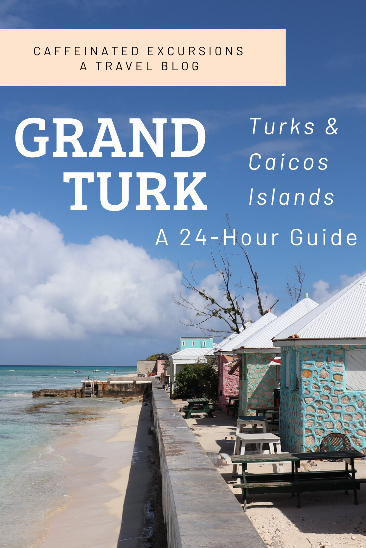 Everyone headed to the Turks and Caicos Islands should spend at least a full day on Grand Turk if they can! See what this beautiful island has to offer in my 24-hour guide. #turksandcaicos #turksandcaicosislands #tci #grandturk #cockburntown #visittci #visitgrandturk #24hourguide #caribbean #turksislands #salinas #saltrakerinn #barbiesbarandrestaurant #caribbeanfood #caribbeanbeaches