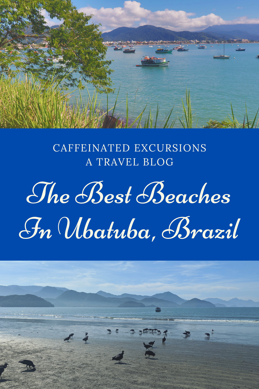 Check out this blog post to learn about the best beaches in Ubatuba, São Paulo, Brazil! This small beach town famous for surfing has some of the nicest beaches I've ever seen. Check out my list before deciding which one you'll visit first! #ubatuba #saopaulo #brazil #brasil #ubatubaSãoPaulo #ubatubaBrazil #ubatubaBrasil #surfingdestinations #beachdestinations #praia #praias #beach #beaches #travelblog #travelblogs #travelblogger #travelbloggers #travelblogpost #travelblogging #beachguide