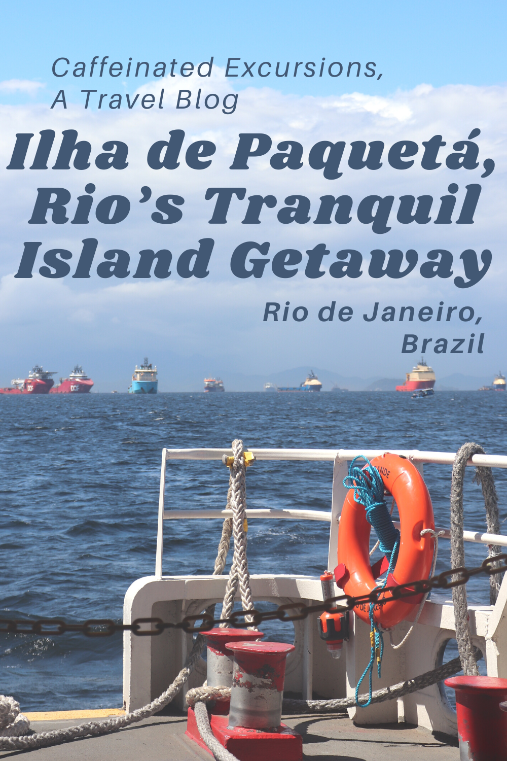 This blog post is all about Ilha de Paquetá, a small island near Rio de Janeiro that's easily accessible by ferry! Despite being so close to the city, it's a completely different world. Check out the post to learn more! #rio #riodejaneiro #visitrio #visitriodejaneiro #visitbrazil #visitbrasil #rj #ilhadepaqueta #ilhadepaquetá #ilhadepaqueta #ilhapaquetá #ilhapaqueta #riodaytrips #riodejaneirodaytrips #thingstodoinrio #thingstodoinriodejaneiro #caffeinatedexcursions #travelblog #travelblogger