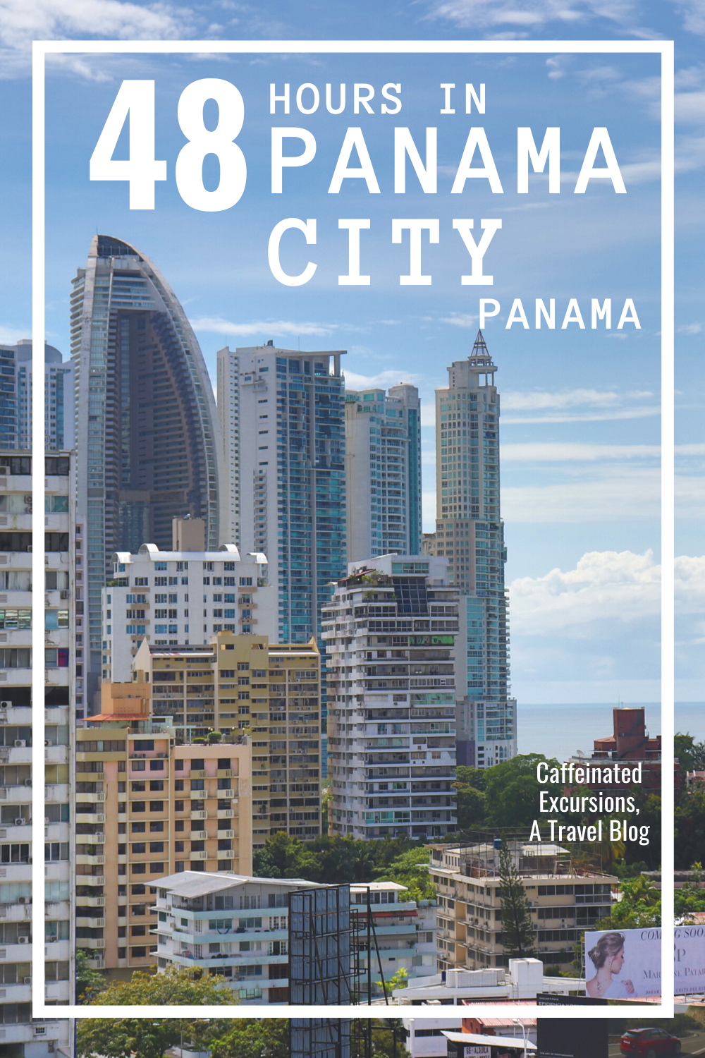 Check out this blog post to learn just how much of Panama City you can see in 48 hours! This, towering cultural melting pot of a metropolis has so much to offer, so you'll want to make sure you plan before you arrive! #panama #panamacity #panamacitypanama #visitpanama #visitpanamacity #centralamericatravel #panamatravel #panamatravelguide #travelblog #travelblogger #visitcentralamerica #caffeinatedexcursions #solotravel #thingstodoinpanama